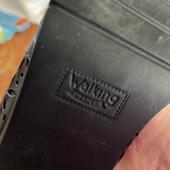 Walking Cradles Black Cutout Mules Sz 7 - Picture 6 of 6